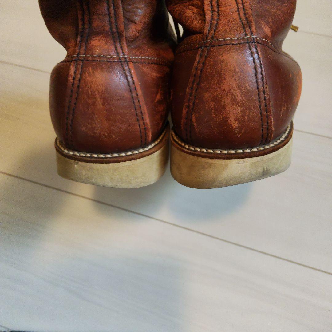 【状態注意】ヴィンテージ レッドウィング 赤茶 表四角犬タグ 【状態注意】ヴィンテージ レッドウィング 赤茶 表四角犬タグ