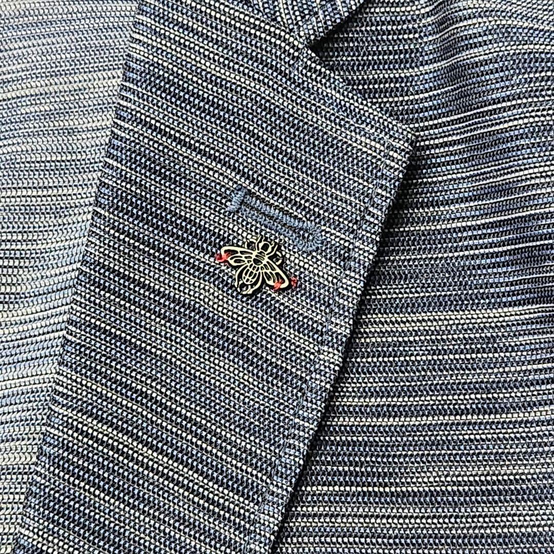 ✨未使用級✨ジーステージ❣️サマージャケット　M　ネイビー　ラペルピン　春夏物