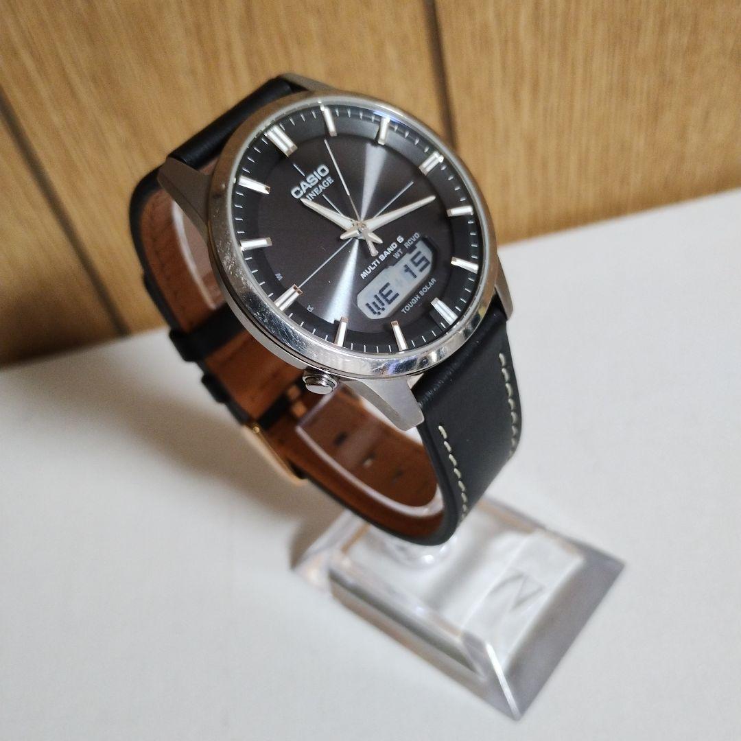 CASIO 電波ソーラー LCW-M170T 文字盤：黒 - メルカリ