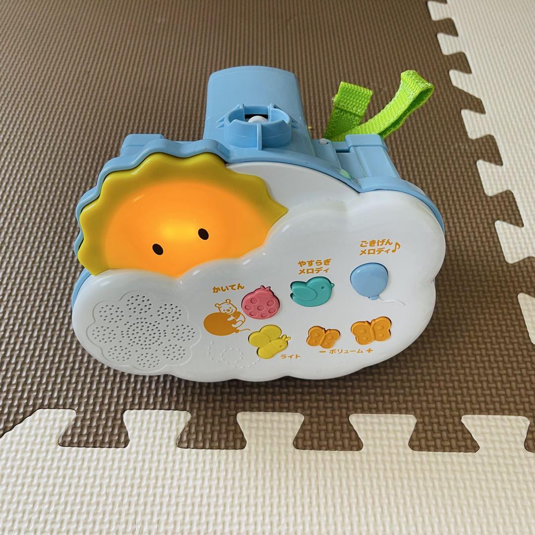 美品プーメリー新型くまのプーさん　えらべる回転6WAY　ジムにへんしんメリー
