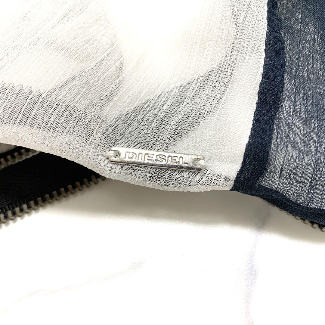 極美品】DIESEL Aラインノースリーブロングワンピース ウエスト