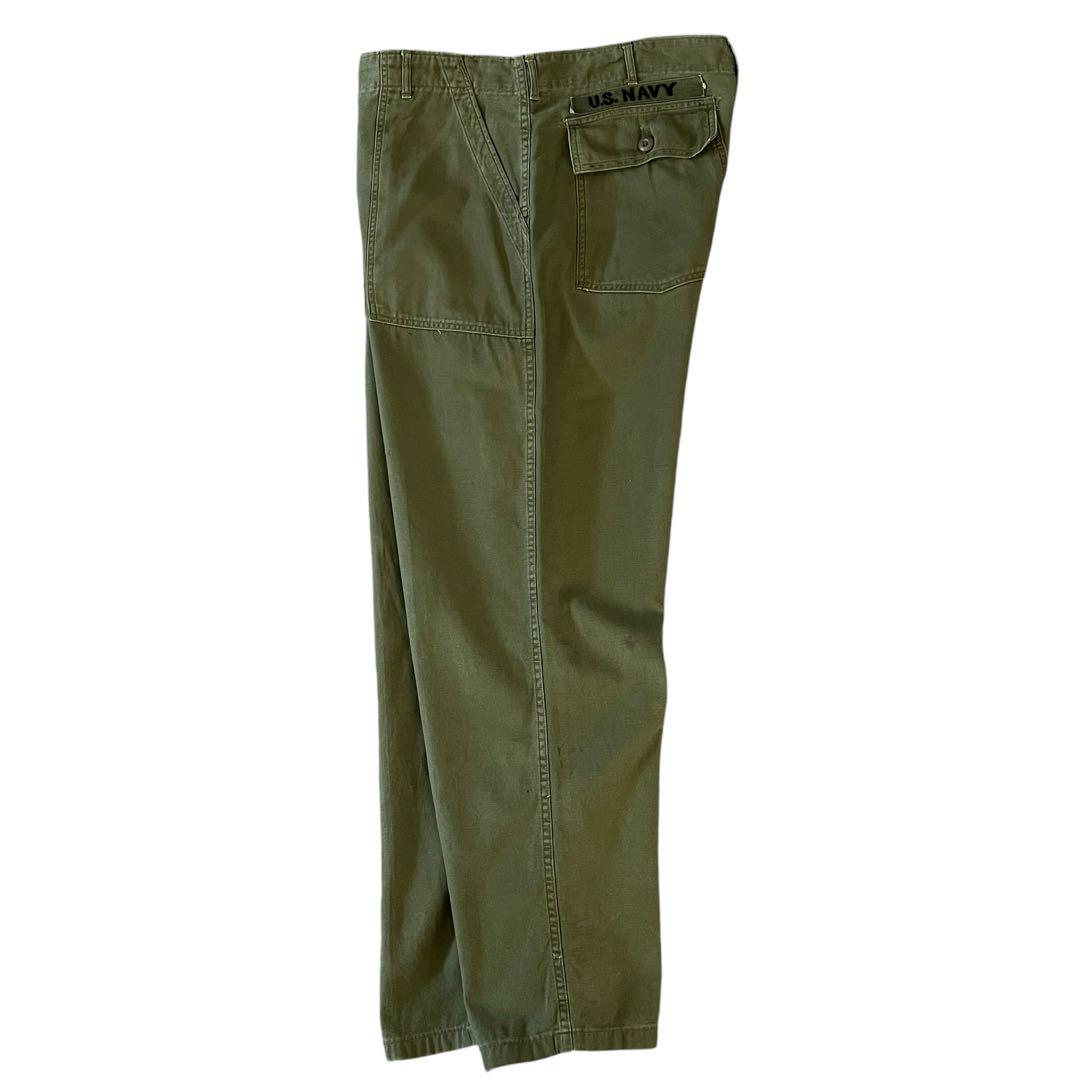 60s 米軍実物ベイカーパンツ OG107 36✖️31 60s US Army 米軍 OG107 ベイカーパンツ 初期型 62年製造 Medium