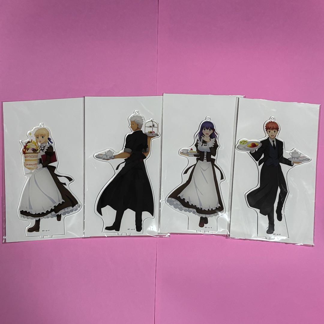 Fate/stay night　アニカフェ　BIG アクリルスタンド　全4種アクリルスタンド