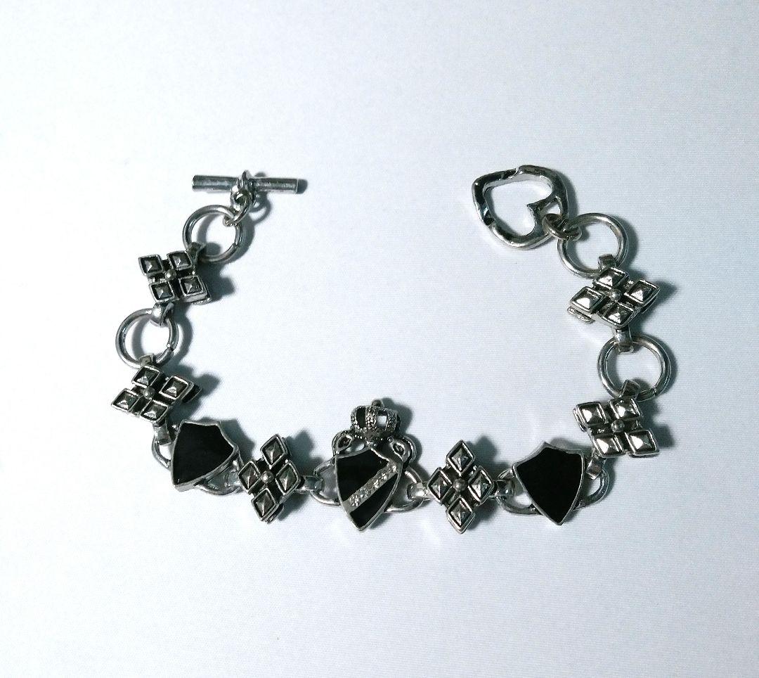 【最終価格】JUSTIN DAVIS風　ブレスレット　クラウン　シールド