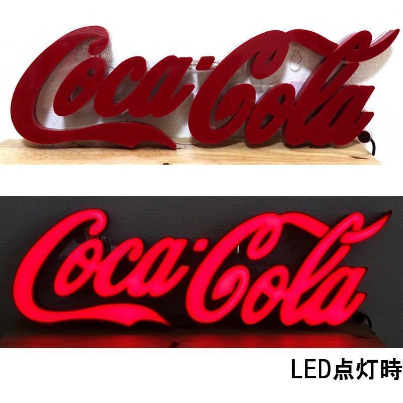 コカ・コーラ LEDライト ネオン ミニレタリングサイン 電飾看板