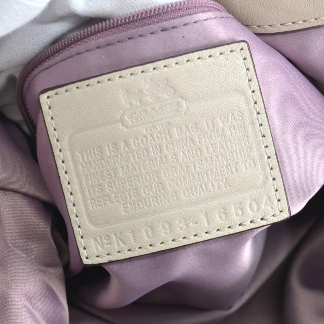 Y.Ww コーチ マディソン エンベリッシュド オプアート レザー ハンドバッグ