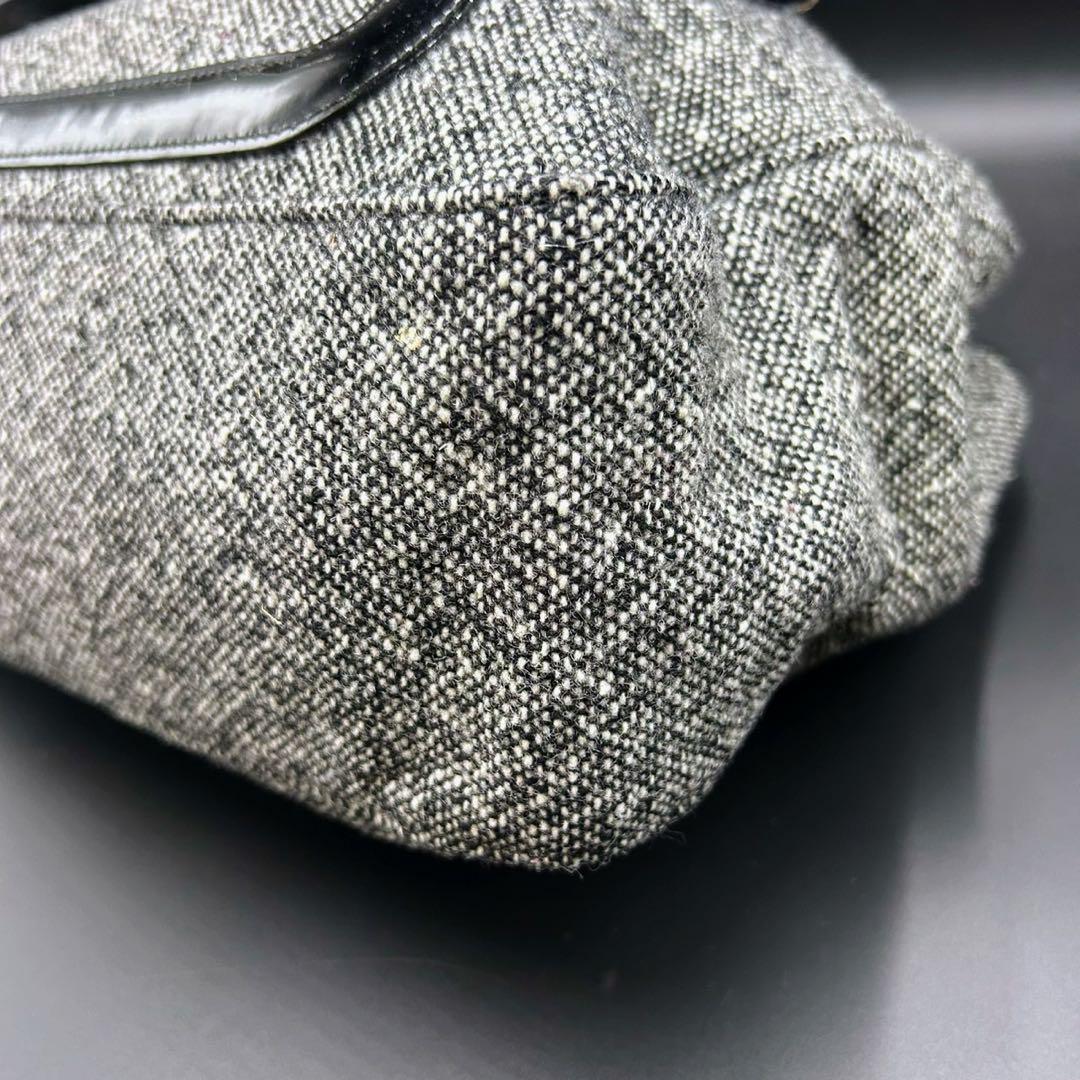 ✨極美品✨LONGCHAMP ハンドバッグ ファー エナメル A4収納