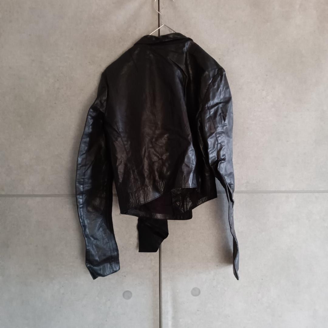 専用HELMUT LANG ヘルムートラング レザージャケット 牛革 X3687