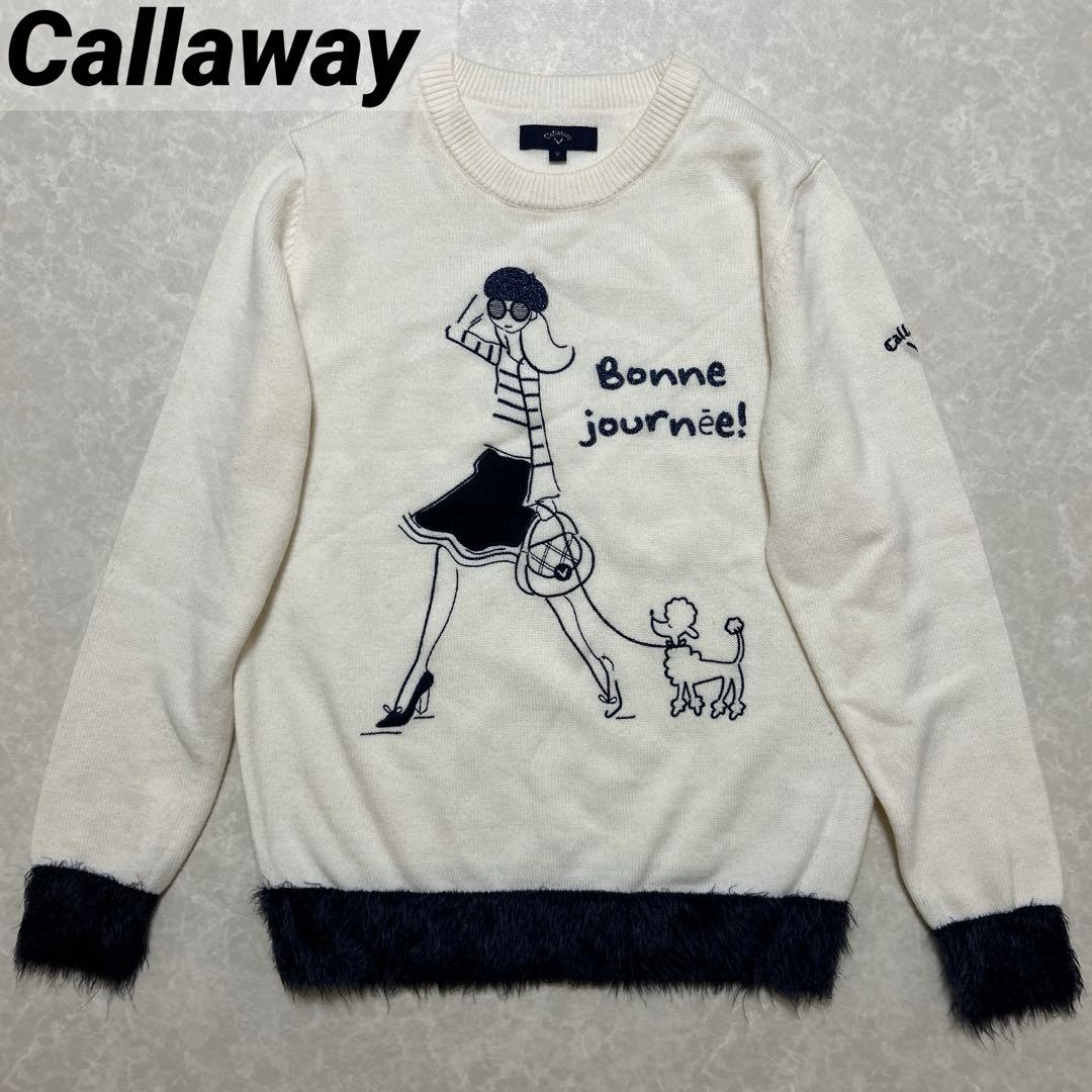 キャロウェイ★ボンジョルノ★ストレッチ★ニット セーター【レディース サイズM】