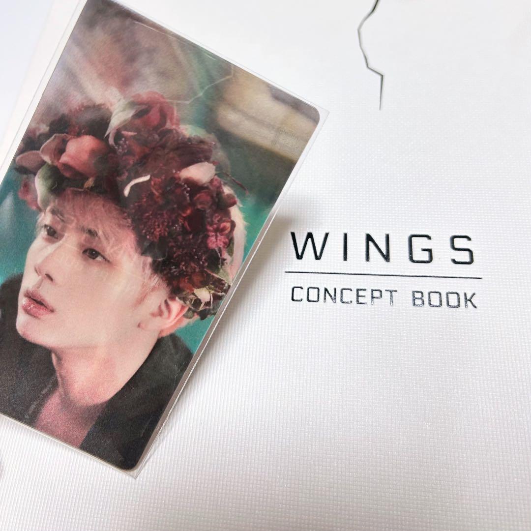 防弾少年団(BTS) - 貴重 公式 BTS wings コンセプトブック ジミン レンチキュラー トレカ 貴重 公式 BTS wings コンセプトブック ジミン レンチキュラー