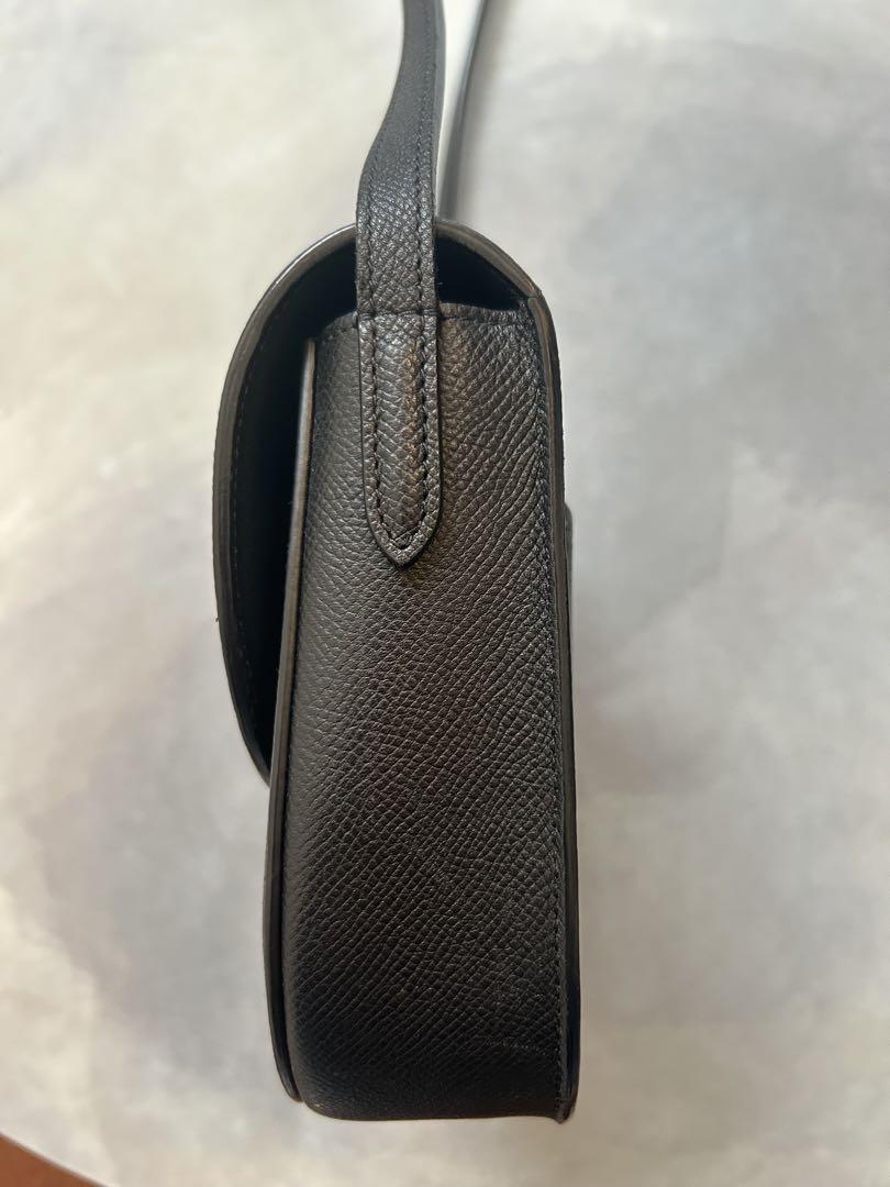 CELINE トロッタースモールブラックショルダーバッグ