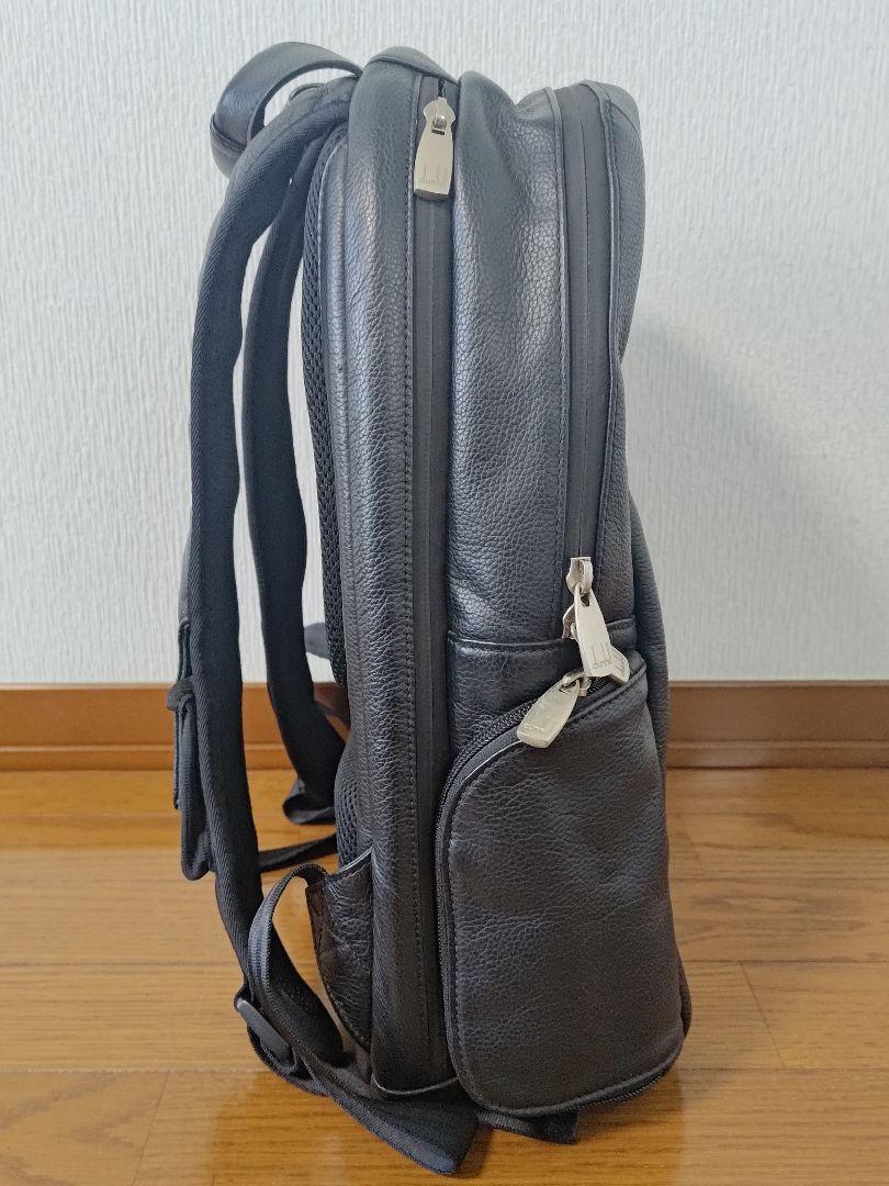 dunhill ダンヒル　リュック バックパック 本革 レザー　ブラック