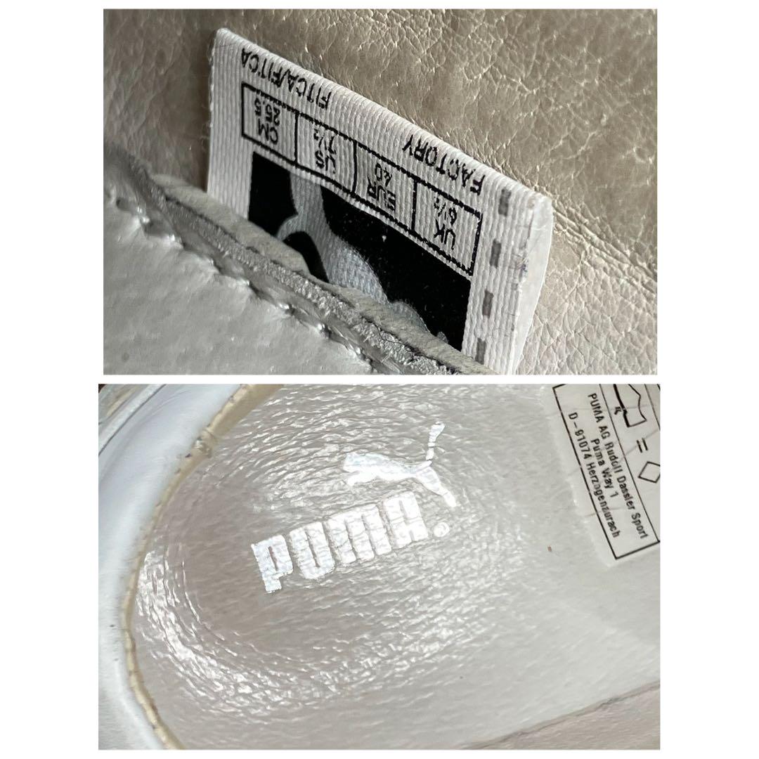 【希少】イタリア製　PUMA BLACK LABEL レザースニーカー 25.5