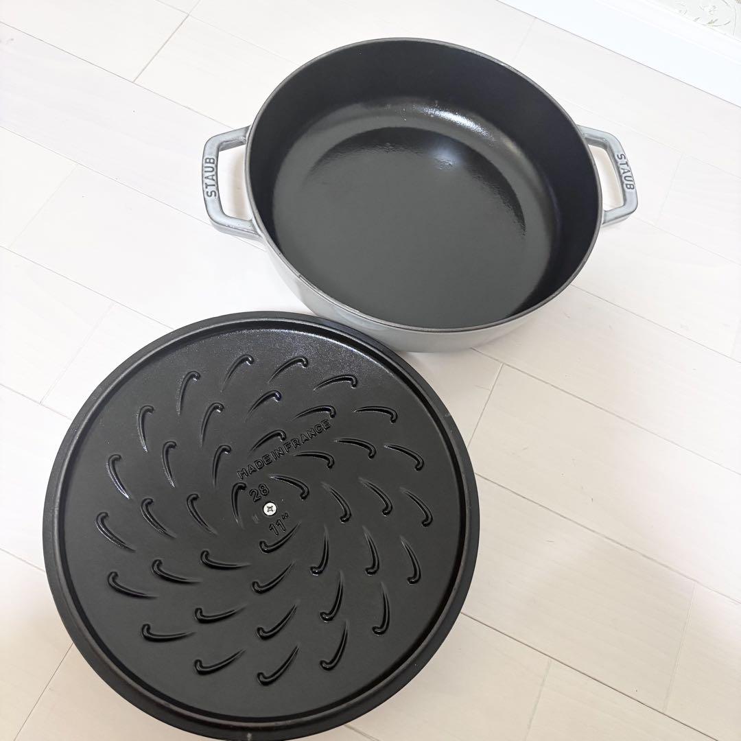 鍋　美品　ストウブ　28cm 送料無料