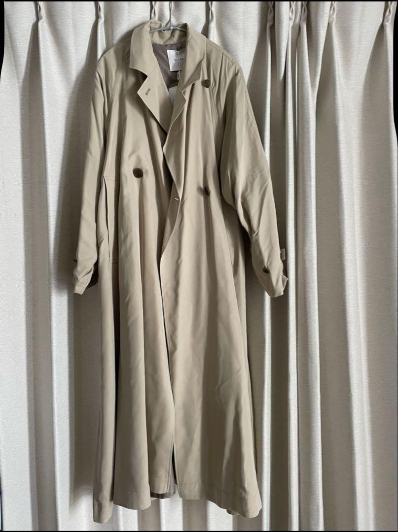 ジャケット・アウター CLANE BACK GATHER DRESS TRENCH COAT