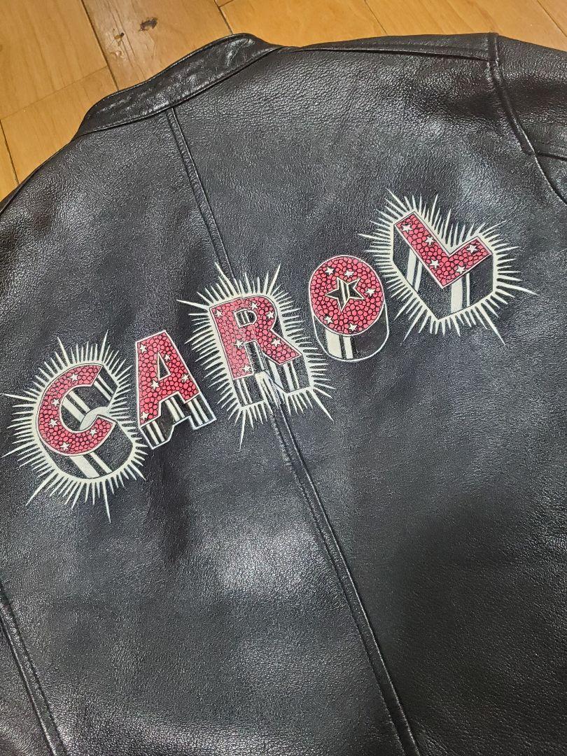 CAROL キャロル矢沢. 本革 シングルライダースジャケット