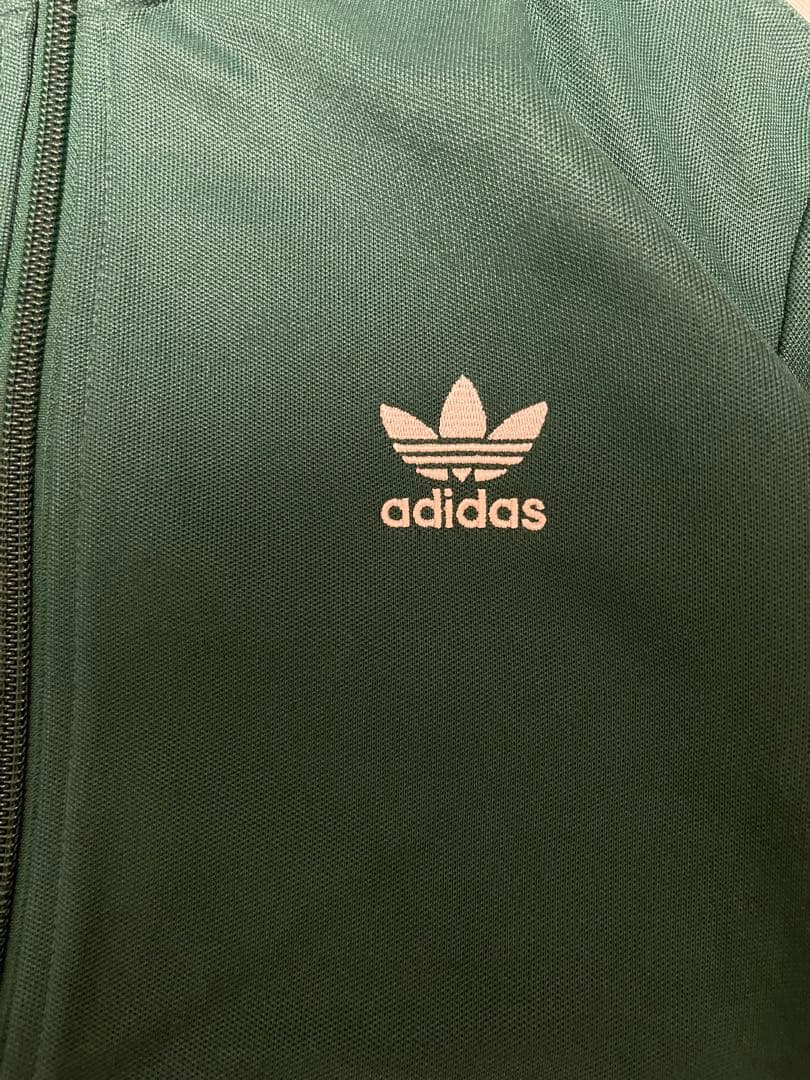 極美品　アディダス ベッケンバウアー トラックジャケット カレッジグリーン M