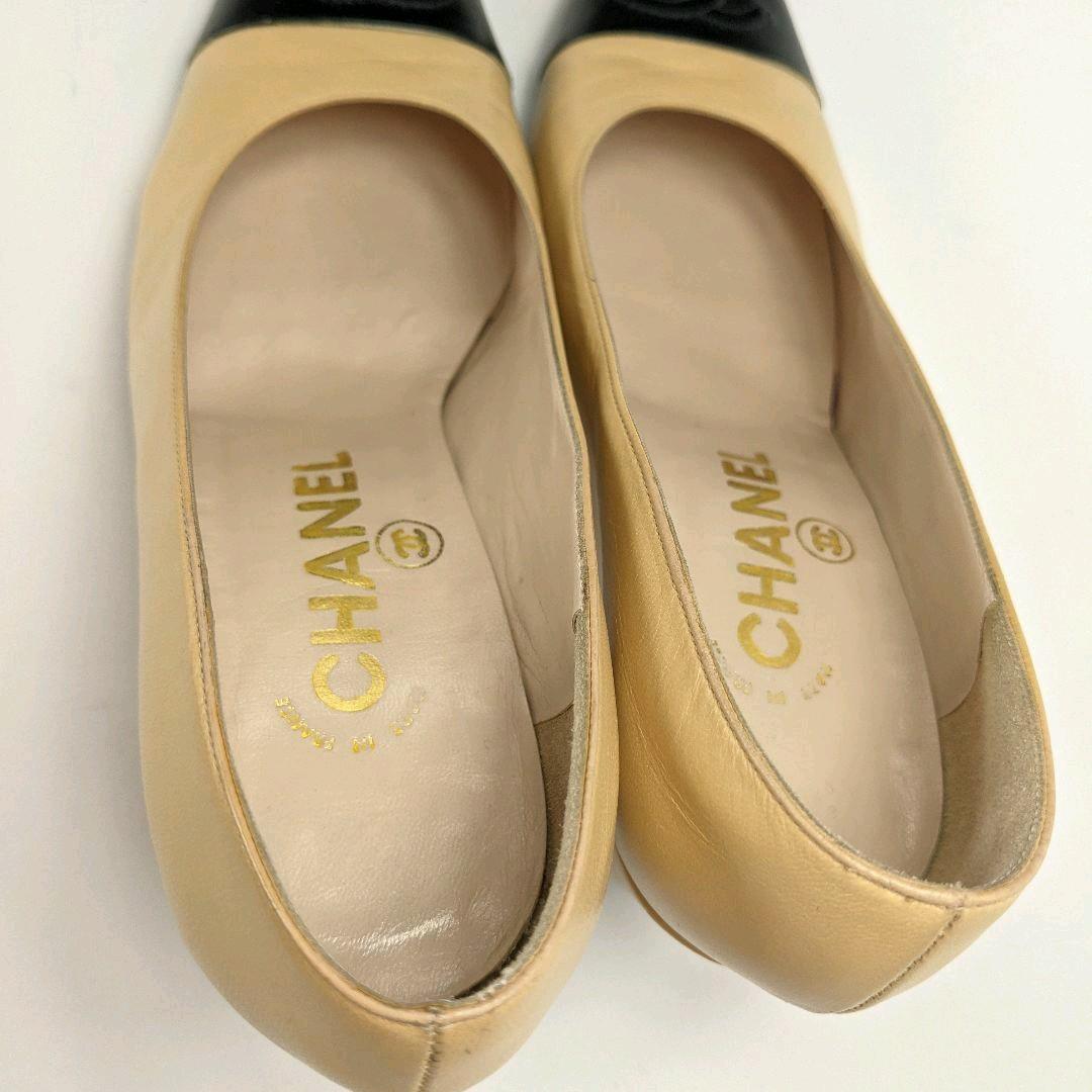 安い送料無料 cocoa様専用⭐CHANELシャネル ココマークバイカラー パンプス 約23 A2OKw-m36313901164 超激安安い