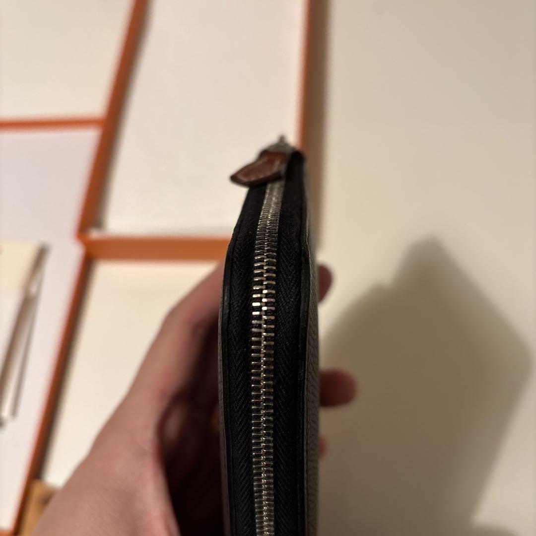 HERMES ブラック シルクインロング