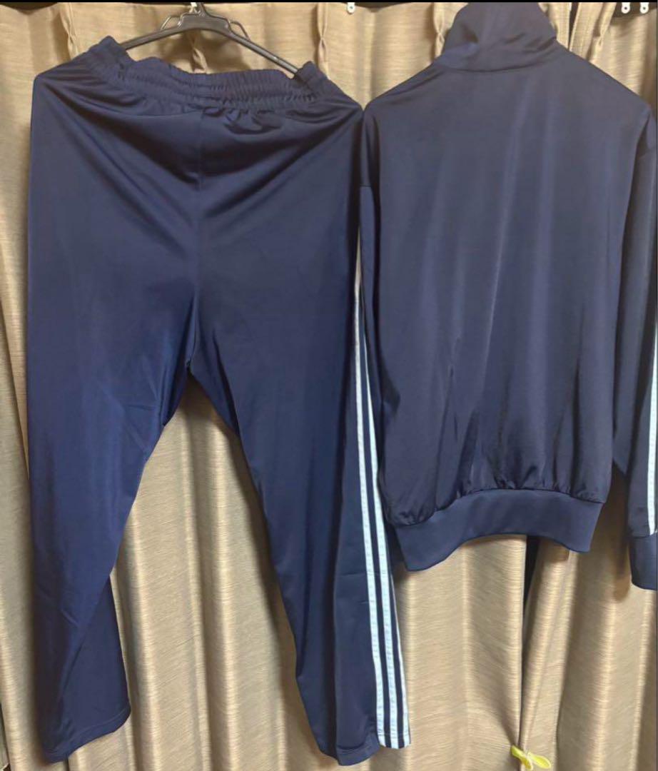 adidas 上下セット ネイビー