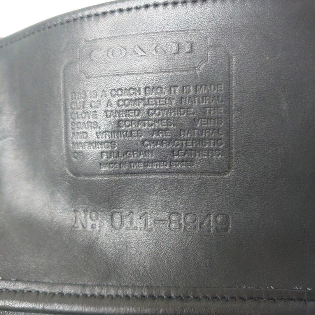 【希少】OLD COACH セミショルダー ハーフムーン 80年代 USA製 黒