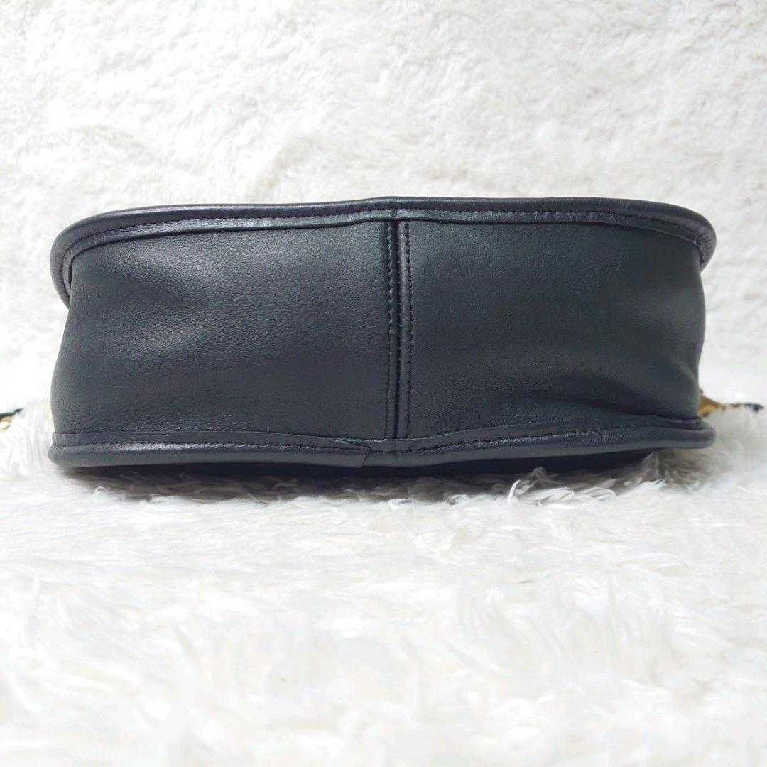 【希少】OLD COACH セミショルダー ハーフムーン 80年代 USA製 黒