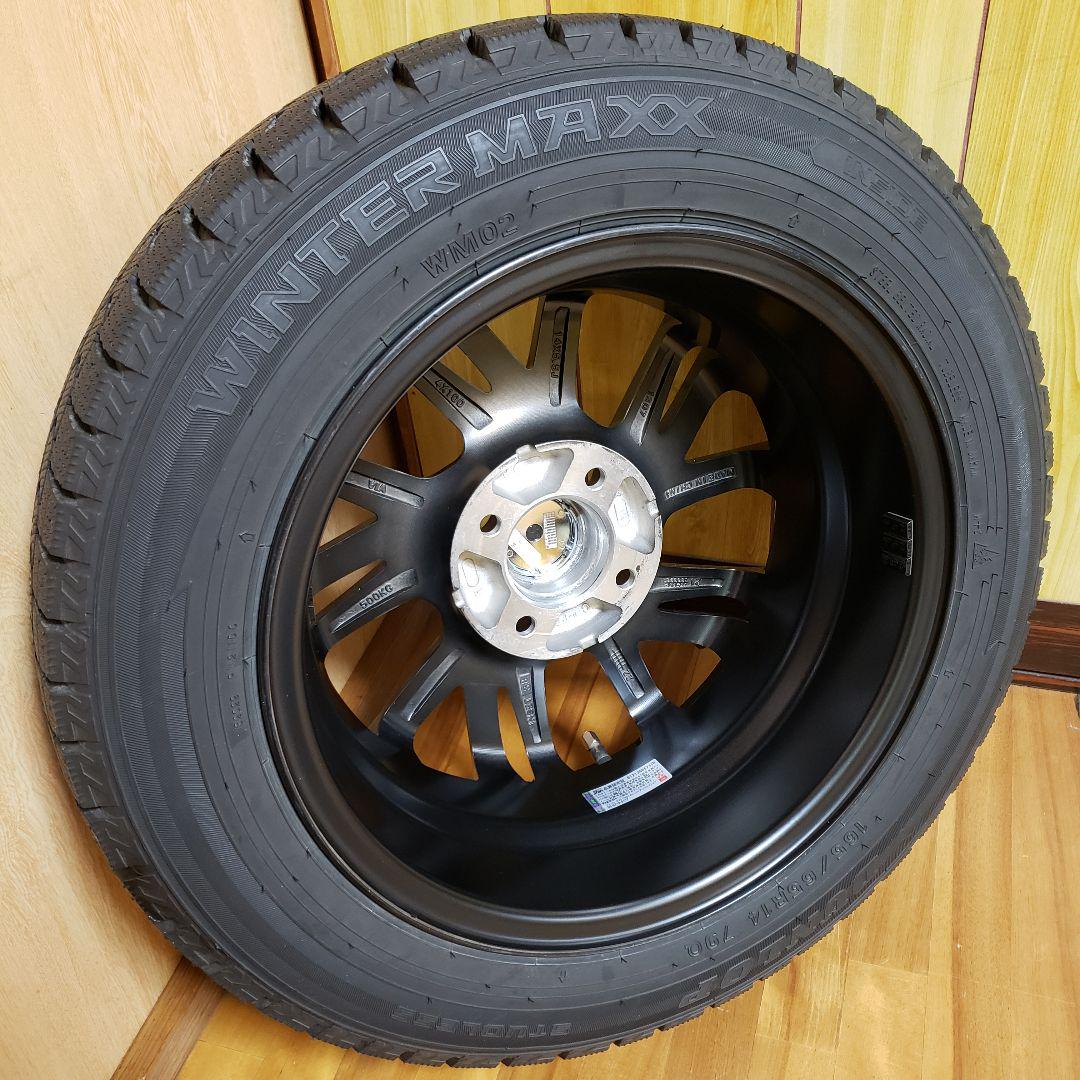 ③14インチホイール&165/65R14スタッドレスタイヤ/美品4本/走行距離少
