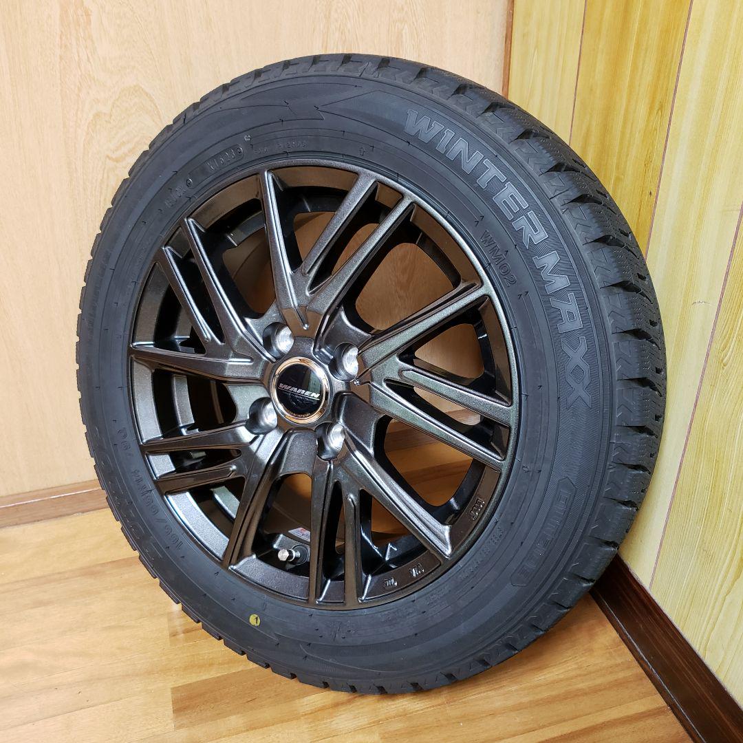 ③14インチホイール&165/65R14スタッドレスタイヤ/美品4本/走行距離少