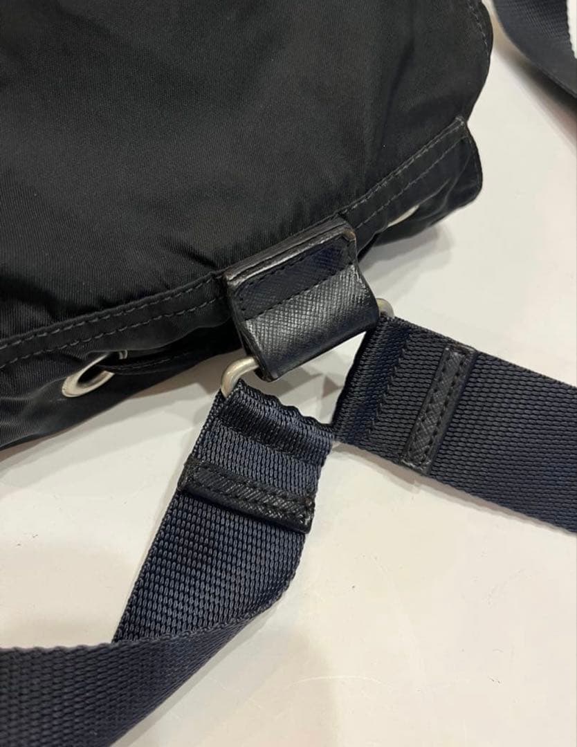 プラダ☆リュックサック ナイロン ミニリュック　バックパック デイパッグ黒