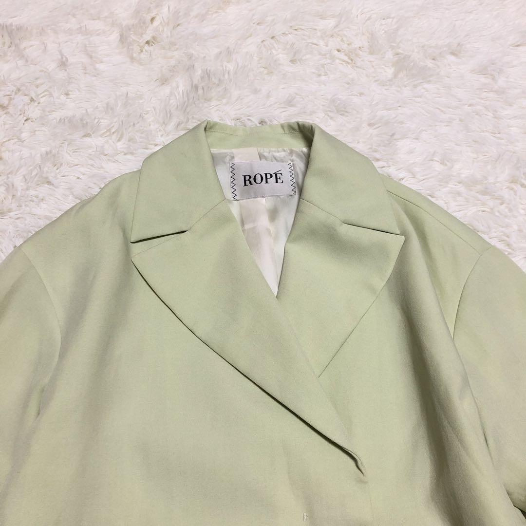 【新品タグ付き】ROPÉ　ロペ　ベーシックチェスターコート　キミドリ