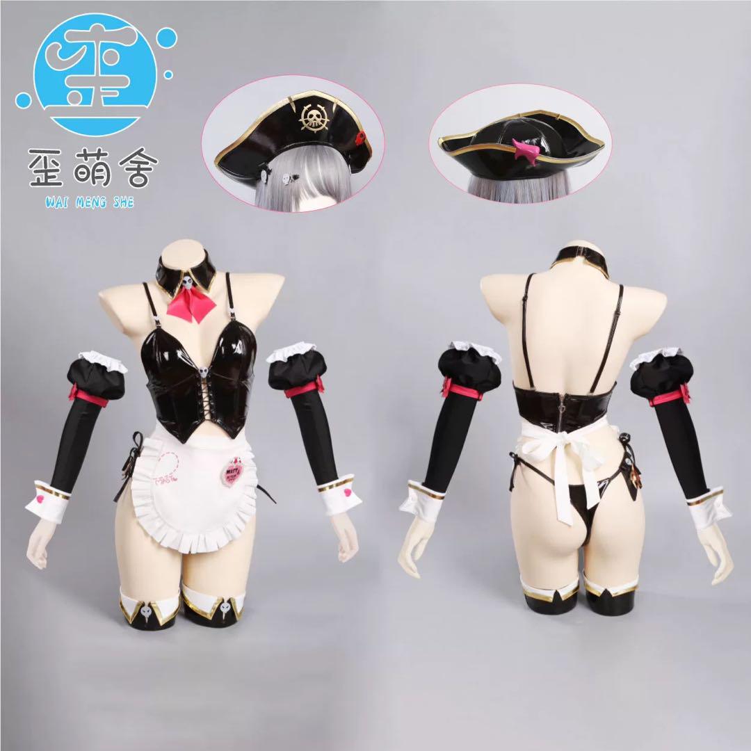 NIKKE マスト ロマンチックメイド コスプレ衣装 ウィッグ付 Amazon.co.jp: [DOKITOKI] マスト メイド服 コスプレ 衣装 勝利