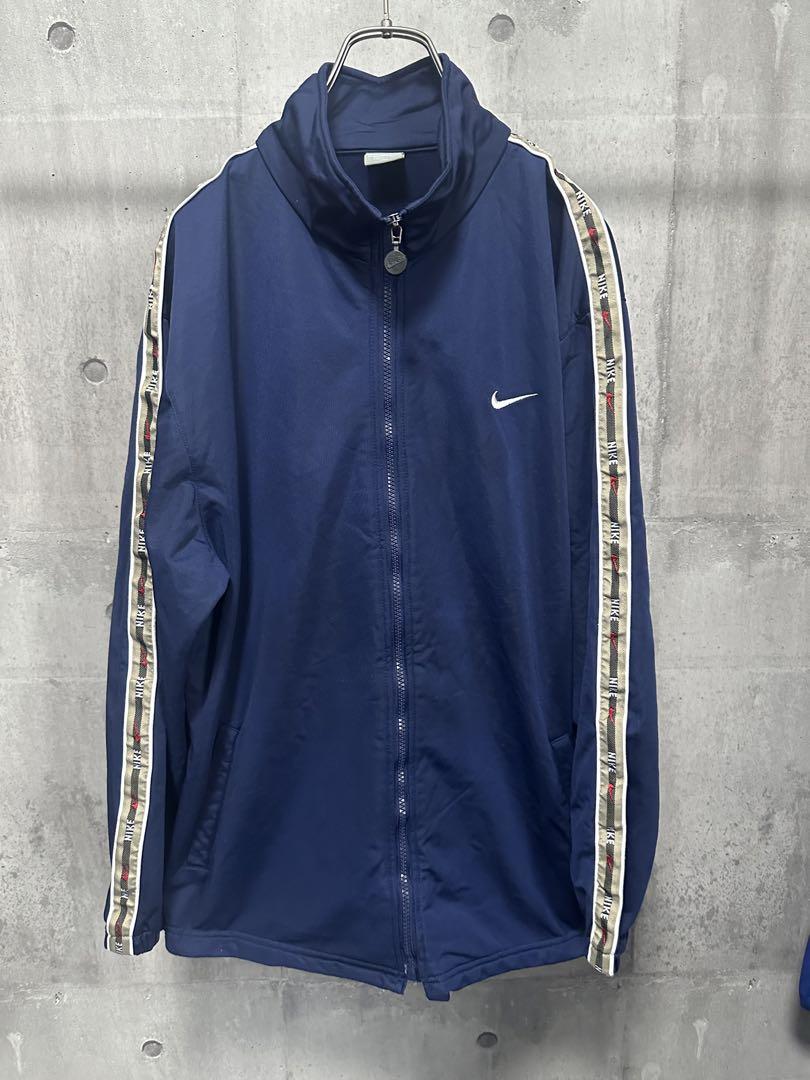 00s NIKE ナイキ　トラックジャケット　スウォッシュ　y2k　刺繍