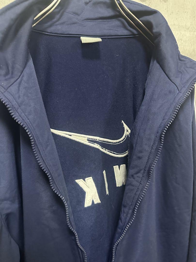 00s NIKE ナイキ　トラックジャケット　スウォッシュ　y2k　刺繍