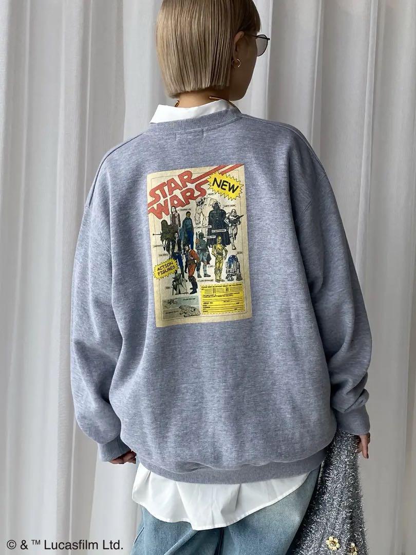 Ameri VINTAGE アメリ STAR WARS / GRAY SWEAT レディース Ameri VINTAGE アメリ STAR WARS / GRAY SWEAT レディース