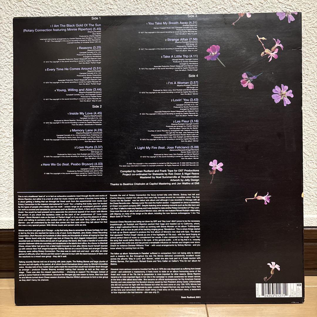 洋楽 Les Fleurs The Minnie Riperton Anthology