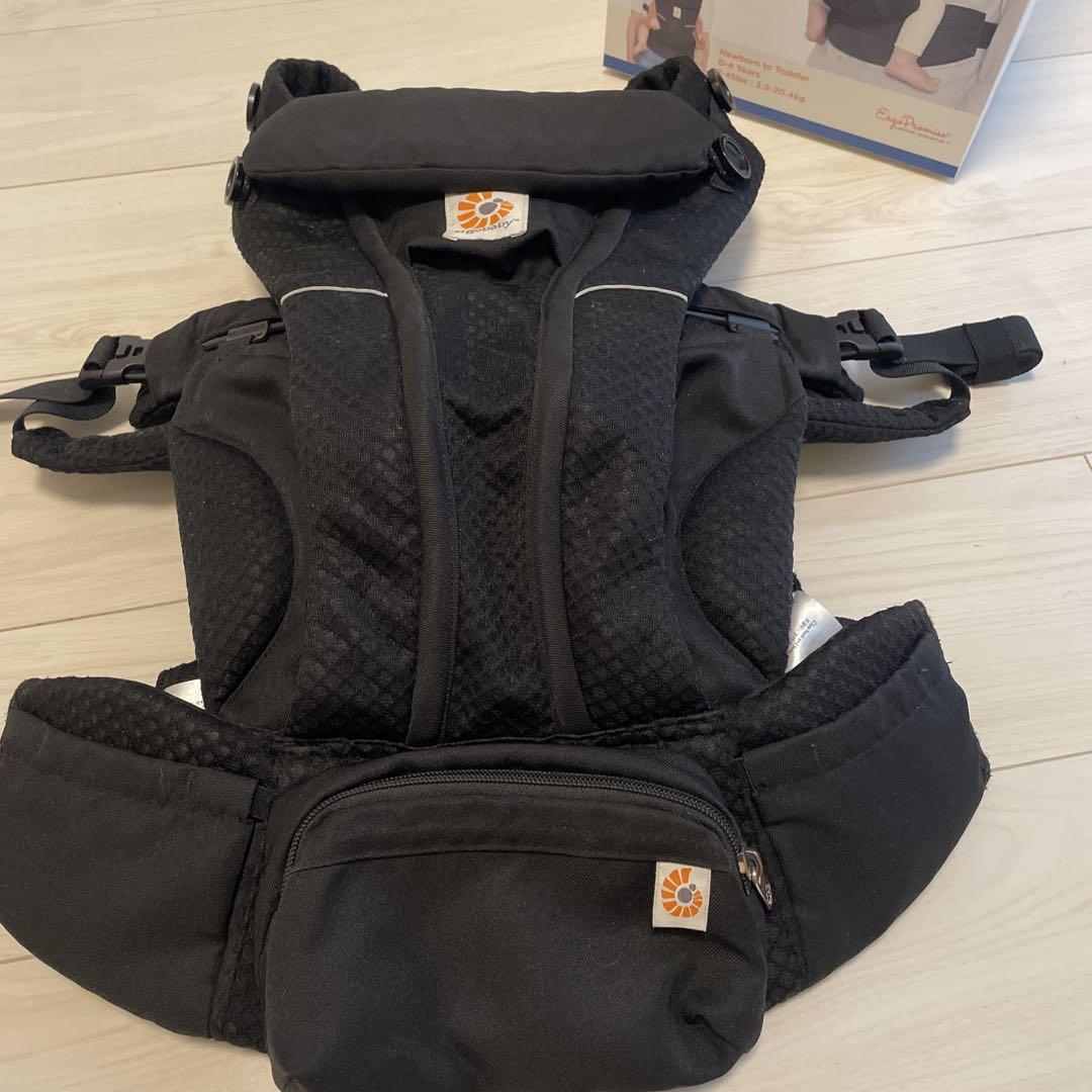 【箱あり、美品】ergobaby OMNI 360 ブラック抱っこひも