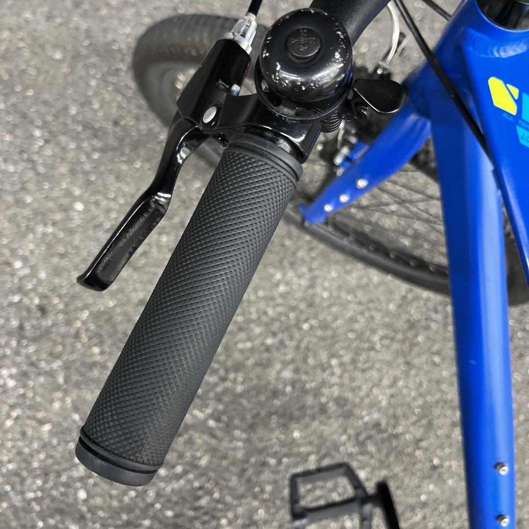 引き取り限定 スポーツサイクル ブルー26インチ 中高生 太いタイヤ