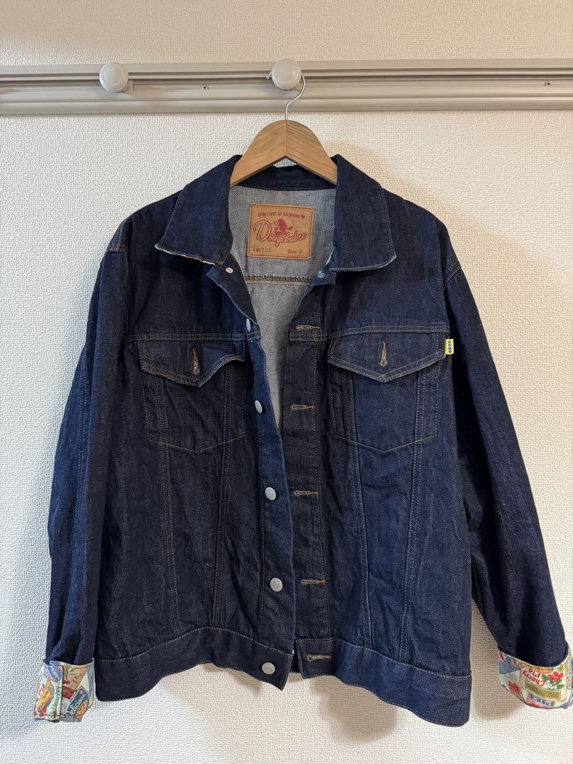 【限定品！】DGBB デニムジャケット 各サイズ2着しかないチェリーパイ柄