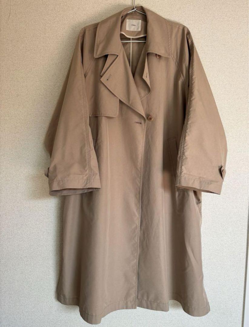 IENA Pe/ポプリンオーバートレンチコート 38 ベージュ 38