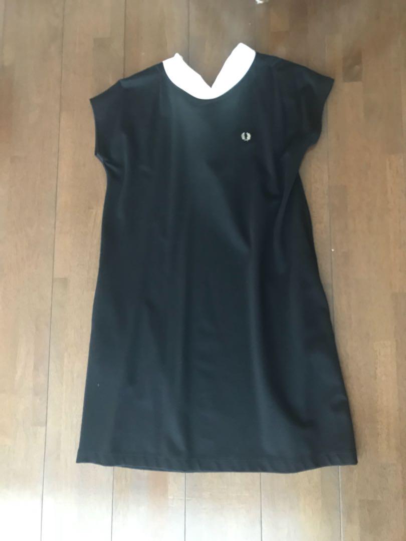 FRED PERRY フレッドペリー ワンピース黒