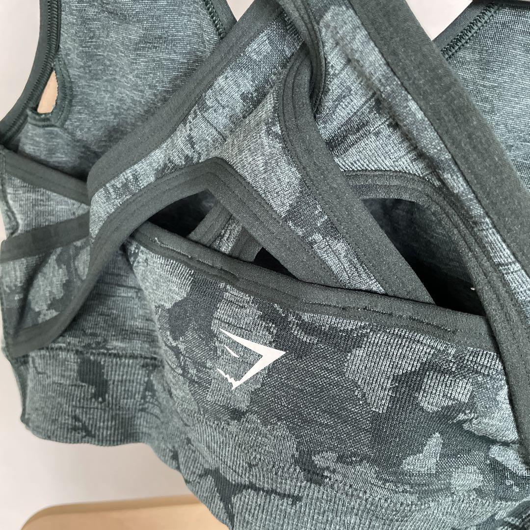 gymshark ジムシャーク カモフラ セットアップ レディース