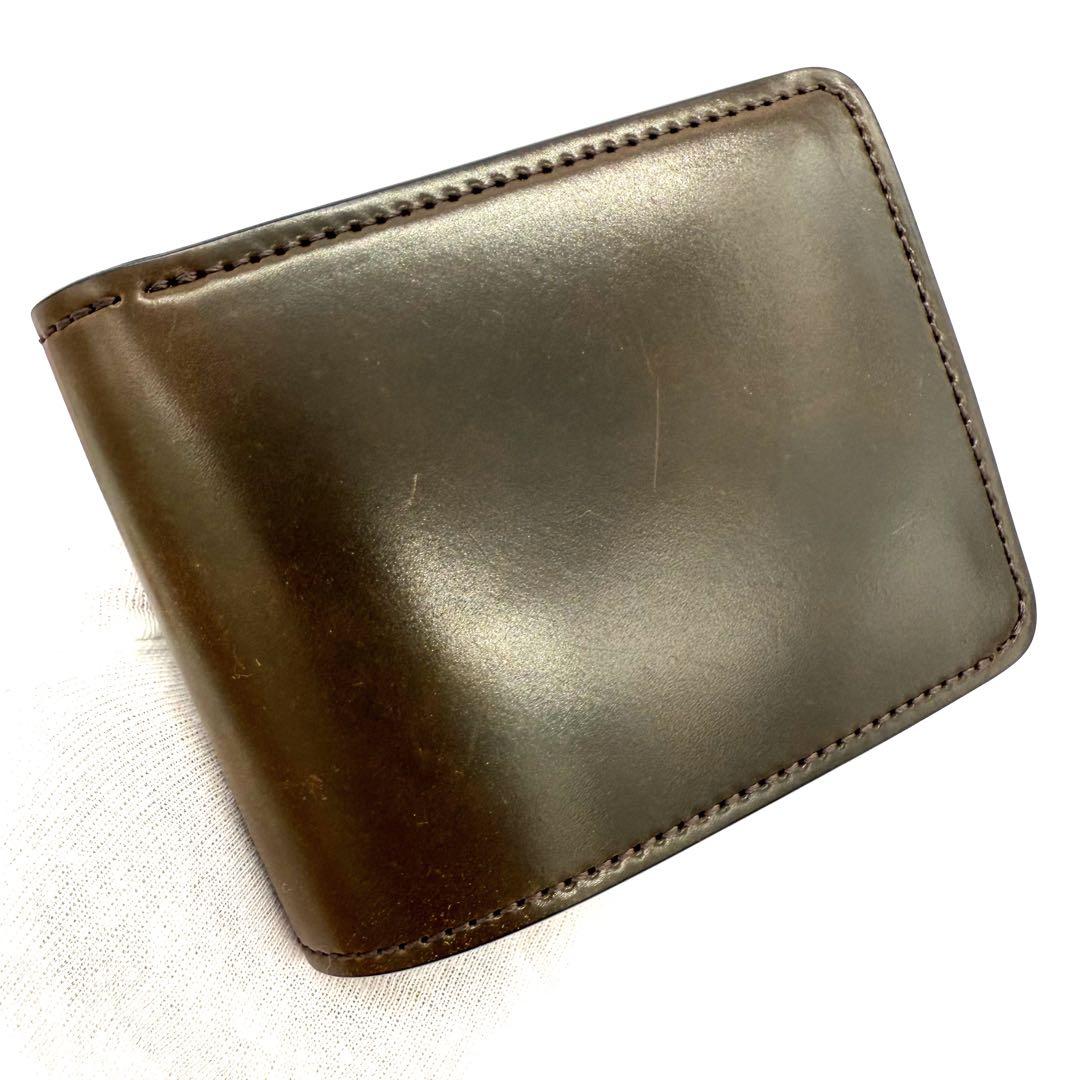 ★入手困難★ワイルドスワンズ ウエアハウス別注 シェルコードバン 2つ折り財布 ★入手困難★ワイルドスワンズ ウエアハウス別注 シェルコードバン 2つ折り財布