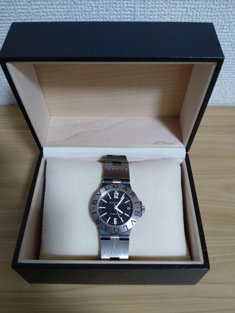 超美品 腕時計 BVLGARI ブルガリ ディアゴノ チタニウム TI38TA