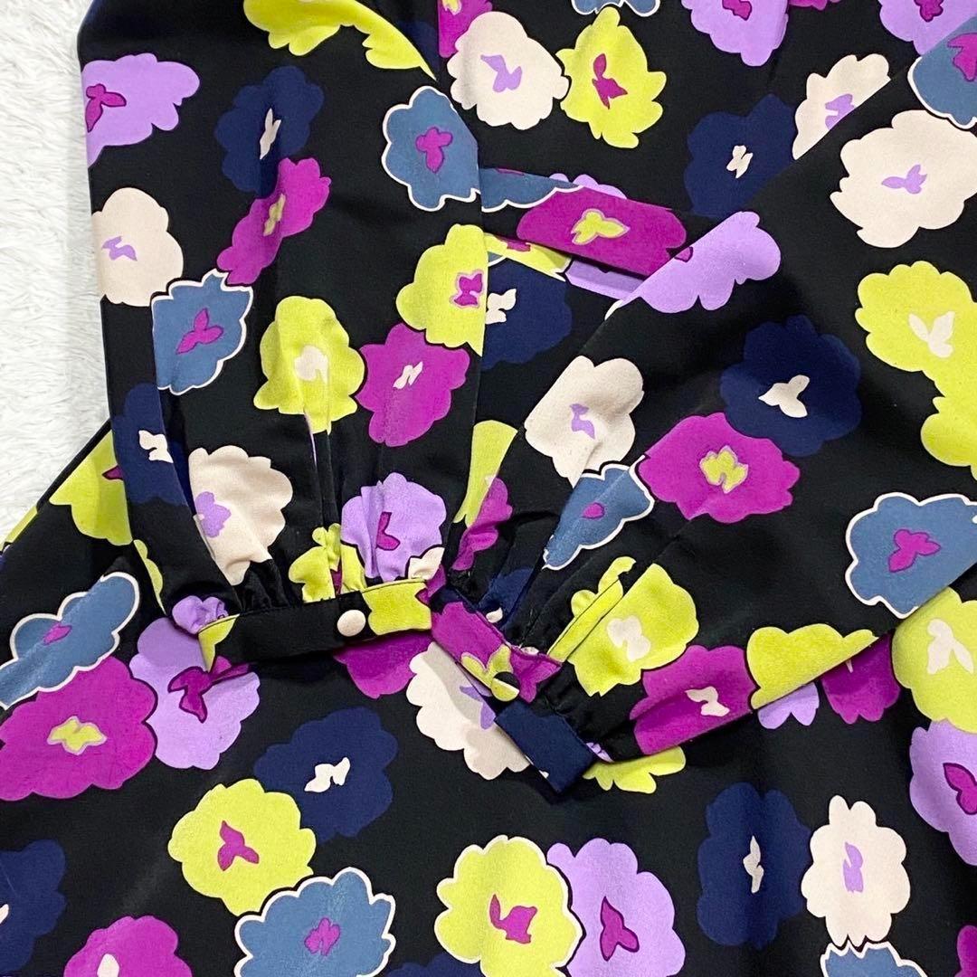 kate spade NEW YORK - フラワープリント ロングワンピース 花柄