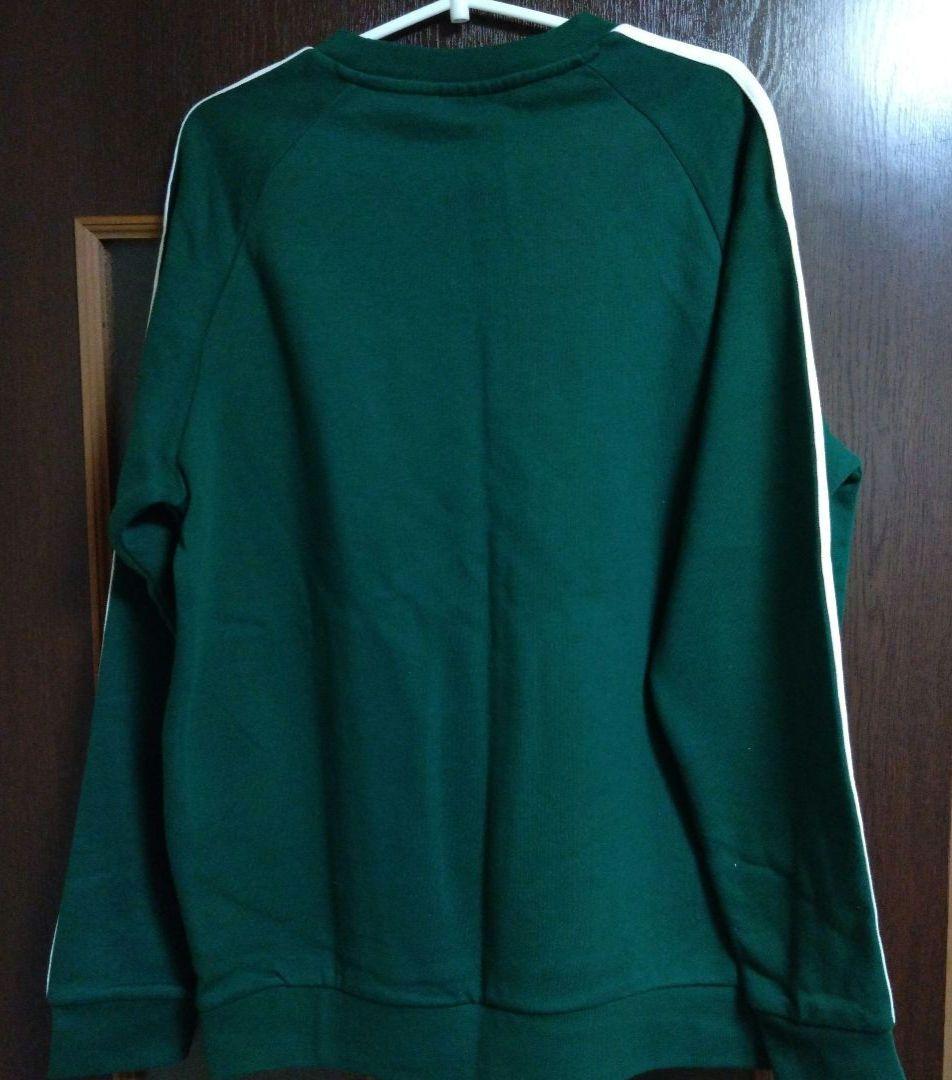 ★【アディダスオリジナルス】『長袖スウェッㇳ』 緑／ＸＬ※新品・未使用！