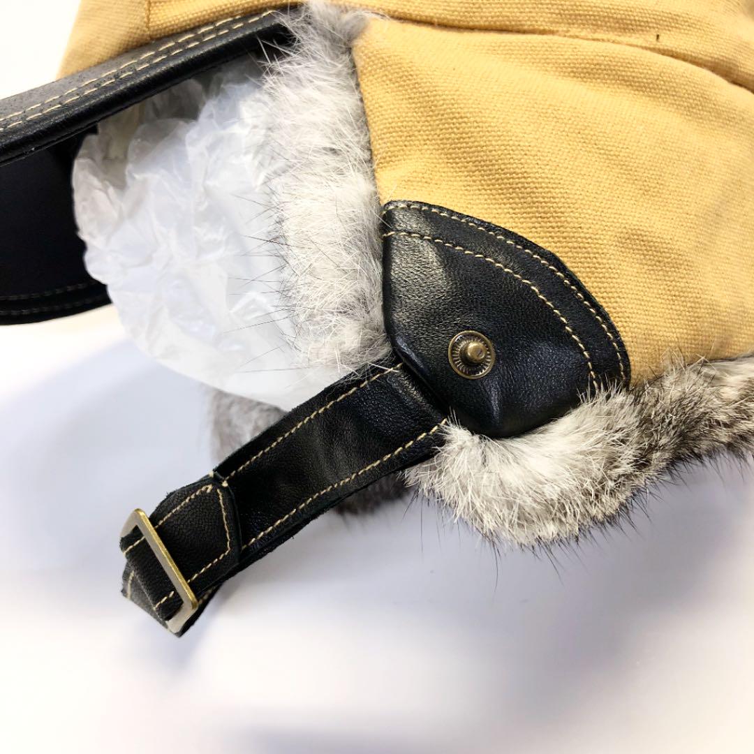 激安大特価 ラビットファー フライトキャップ 毛皮帽子 スノーハイク 登山 雪山 スキー 4cdNL-m36330342119 安い最新品