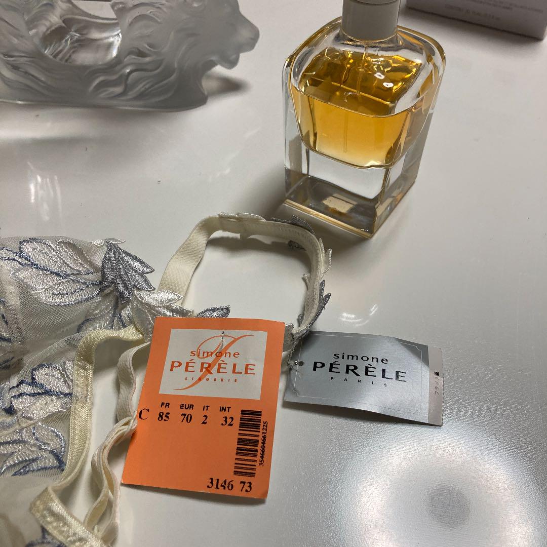 フレンチランジェリー♪シモーヌペレールのブラ、ショーツセット百貨店購入