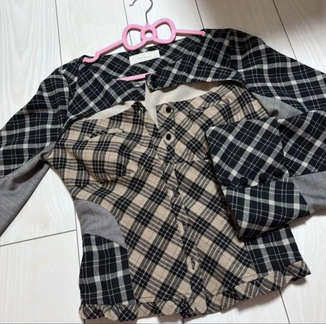 Nancy check tops
