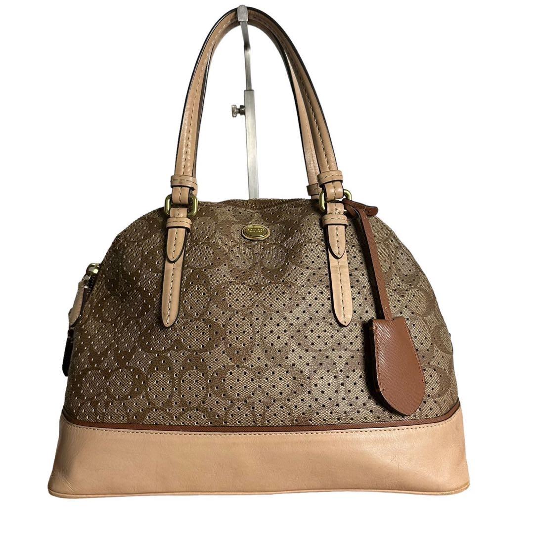 最大5万円OFFクーポン! COACH 1698 ハンドバック 手提げ シグネチャー