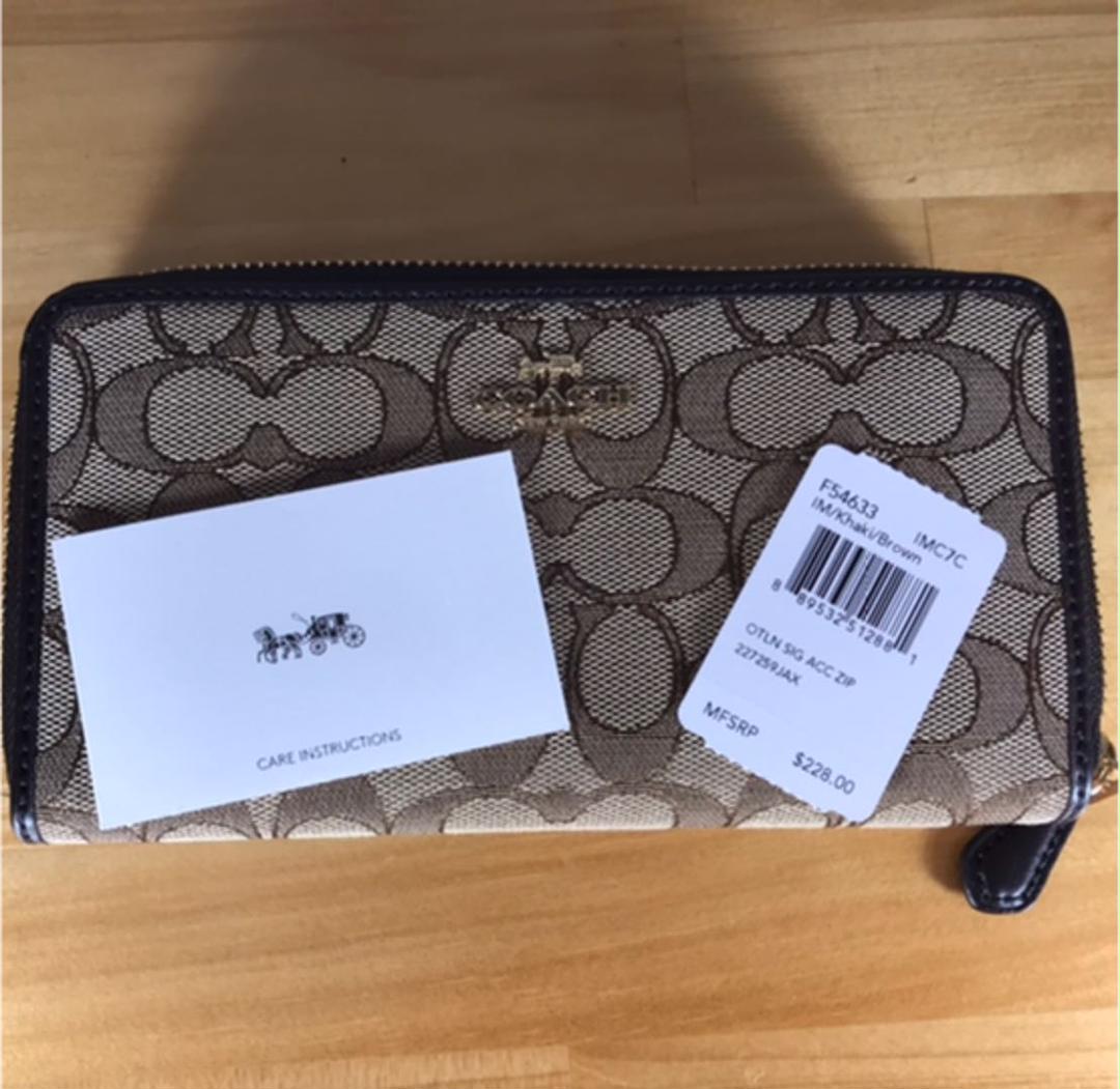 数量限定⒩ 新品未使用 長財布 F54633 W3Cvk-m36334724271 COACH 新作お得